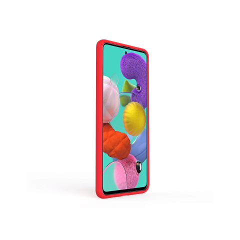 Carcasa Samsung Galaxy A51 4G Lemontti Liquid Silicon Red [3]