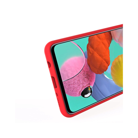 Carcasa Samsung Galaxy A51 4G Lemontti Liquid Silicon Red [2]