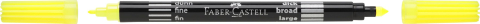 Carioca 10 culori 2 capete culori neon faber-castell [3]