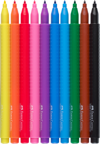 Carioca 10 culori grip faber-castell [3]