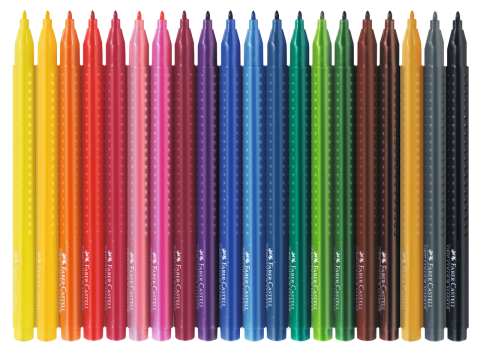 Carioca 20 culori grip faber-castell [1]