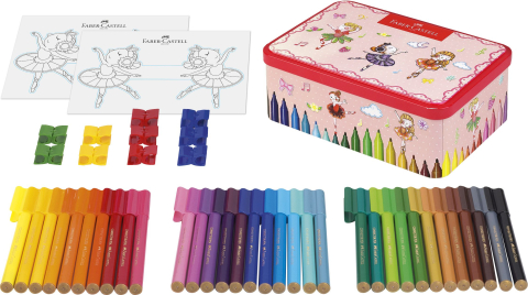 Carioca 33 culori ballerina box connector faber-castell [1]