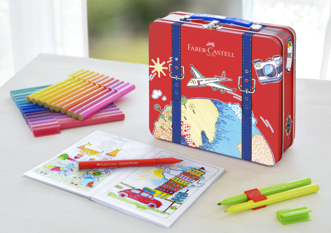 Carioca 40 culori connector valiza faber-castell [2]
