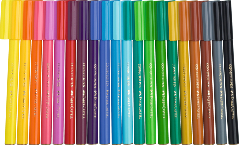 Carioca 60 culori connector cut cadou faber-castell [3]
