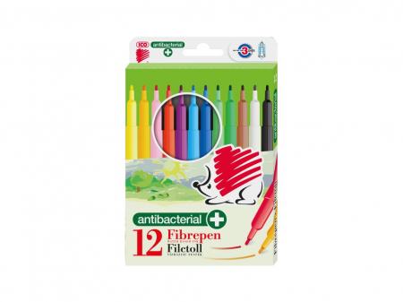 Carioci - Set 12 carioci cu strat antibacterial, Ico Arici
