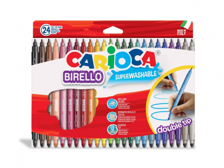 Carioci - Carioci cu varf dublu, Carioca Birello 24 buc / set
