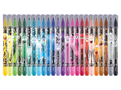 Carioca Maped Color'Peps Monster 24 culori/set [1]