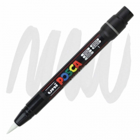 Rechizite Școlare - Carioci POSCA cu Varf de Pensula, Marker PCF-350, UNI - Micostore.ro