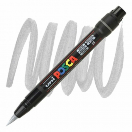 Top 150 produse la cel mai mic pret - Carioci POSCA cu Varf de Pensula, Marker PCF-350, UNI - Micostore.ro