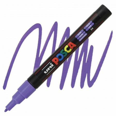 Carioci POSCA, Marker varf 0.9 - 1.3 mm, PC-3M, UNI - Micostore.ro [6]