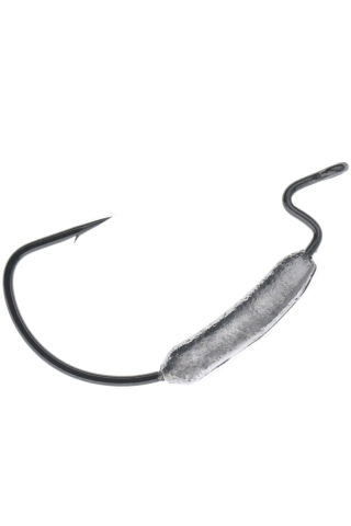 Pescuit si vanatoare - Carlige offset RTB EWG 9004 Weighted Worm Hooks #4/0 - 1.8g