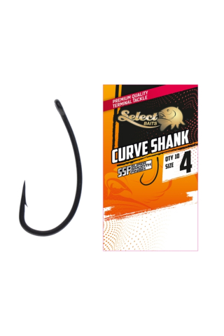 Pescuit si vanatoare - Carlige Select Baits Curve Shank SSF Hooks #8