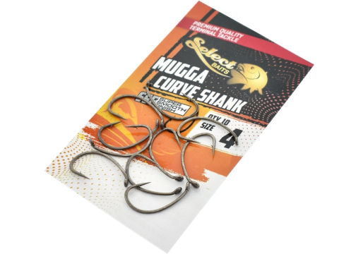 Carlige Select Baits Mugga Curve Shank SSF Hooks #8 [3]