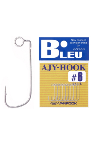 Pescuit si vanatoare - Carlige Vanfook AJ-21 AJY Hooks Silver #8 - 10pcs