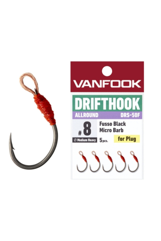 Pescuit si vanatoare - Carlige Vanfook DRS-50F Drifthook Allround Fusso Black Hooks #10