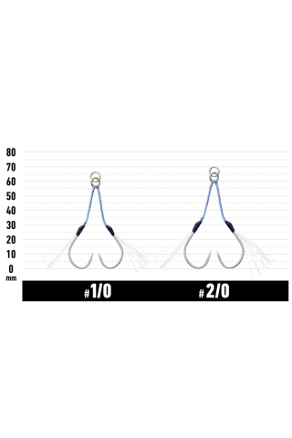 Carlige Vanfook JGR-45 Jigen Glitter Assist Standard Hooks #1/0 [1]