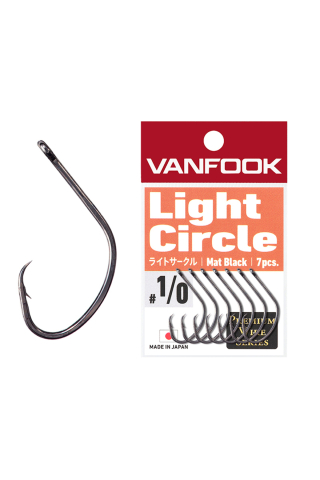 Ac de pescuit - Carlige Vanfook Light Circle Premium Wire Series Hooks #5/0 - 4pcs