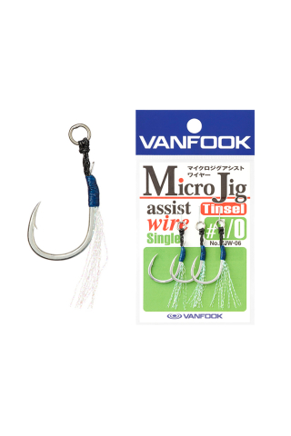 Ac de pescuit - Carlige Vanfook MJW-06 Micro Jig Assist Wire Hooks #1