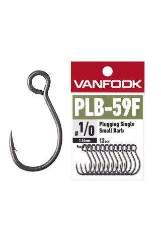 Pescuit si vanatoare - Carlige Vanfook PLB-59F Plugging Single Heavy Wire Hooks #2