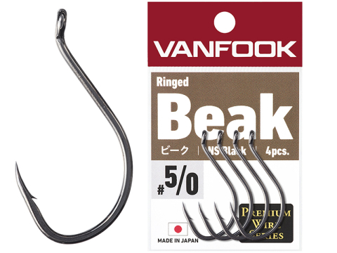 Ac de pescuit - Carlige Vanfook Ringed Beak Hooks #3/0 - 5pcs
