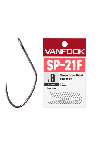 Pescuit si vanatoare - Carlige Vanfook SP-21F Spoon Experthook Fine Wire #10 - 16pcs