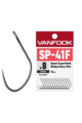 Pescuit si vanatoare - Carlige Vanfook SP-41F Spoon Experthook Medium Heavy Wire #10 - 16pcs