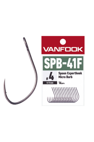 Ac de pescuit - Carlige Vanfook SPB-41F Medium Heavy Micro Barb Hooks #2