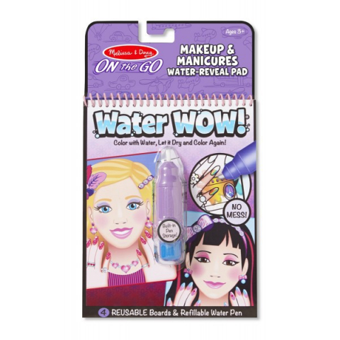 Cărți Educative, Activități - Carnet Apa magica Machiaj si manichiura