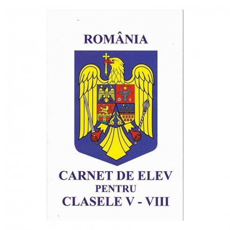 Caiete - Carnet de elev pentru clasele 5-8, coperta lucioasa, 26 pagini