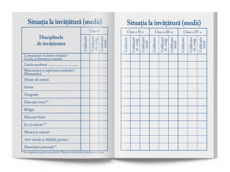 Carnet de elev pentru clasele I-IV [2]