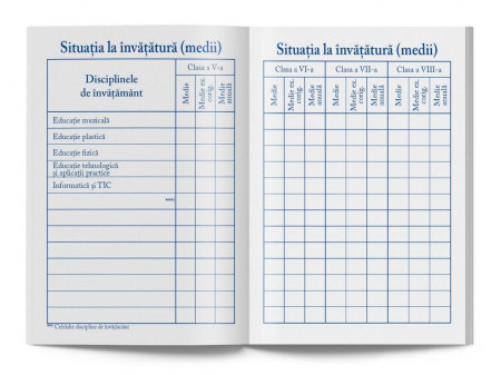 Carnet de elev pentru clasele V-VIII [3]