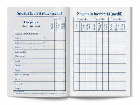 Carnet de elev pentru clasele V-VIII [2]