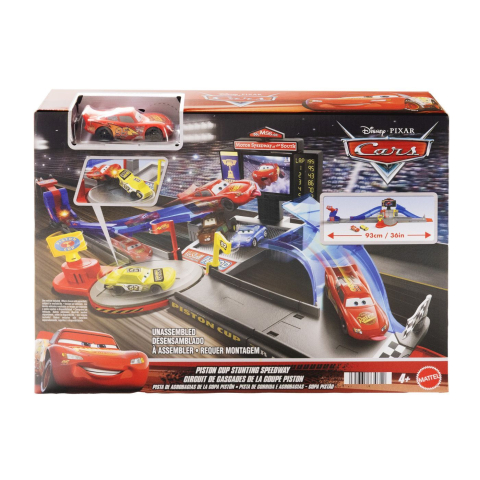 Jucării și Jocuri pentru copii - Cars set de joaca pista de curse piston cup cu masinuta inclusa copii varsta 4 ani - 9 ani