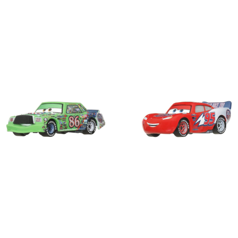 Cars3 set 2 masinute metalice fulger mcqueen si chick hicks copii cu varsta peste 3 ani [2]