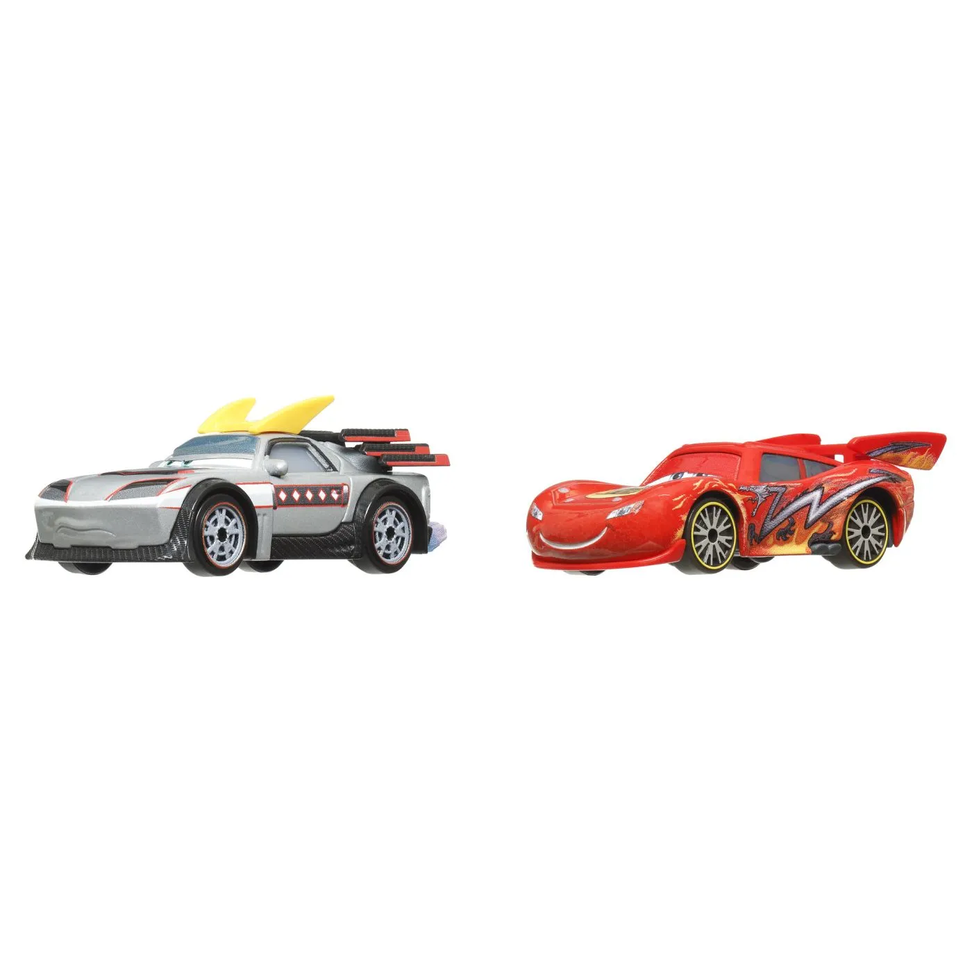 Cars3 set 2 masinute metalice kabuto si dragon fulger mcqueen, copii varsta 3 ani pana la 10 ani [1]