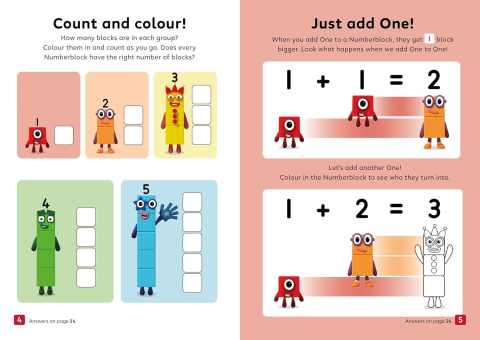Carte cu activitati Numberblocks - Adunari si scaderi [3]