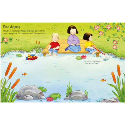 Carte cu Autocolante, Activitati in Natura, Poppy and Sam’s Nature Sticker Book, Varsta 3 ani+ [1]