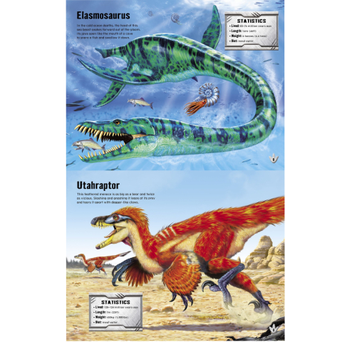 Carte cu Autocolante, Build Your Own Dinosaurs Sticker Book, Varsta 5 ani+ [3]