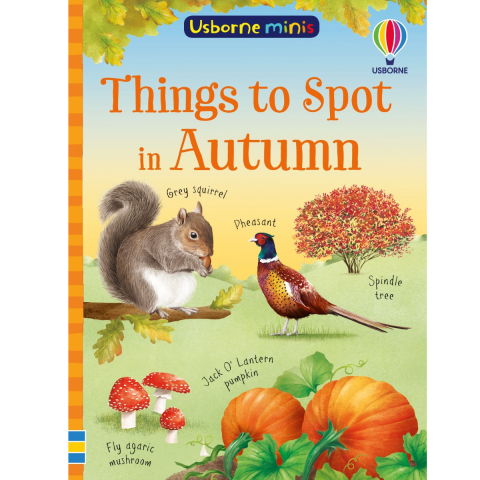 Carti in Engleza pentru copii - Carte cu Autocolante, Ghid de Explorare a Naturii Toamna, Things to Spot in Autumn, Varsta 6 ani+
