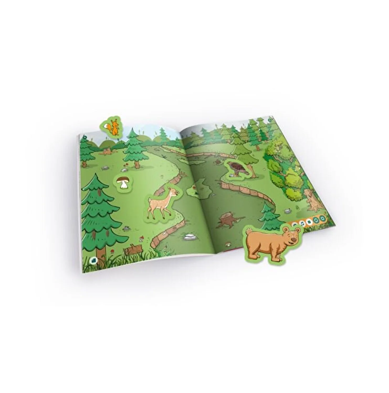 Raspundel Istetel, carte cu autocolante, Animale varsta 3-5 ani ,5-7 ani ,7-9 ani, Unisex [2]