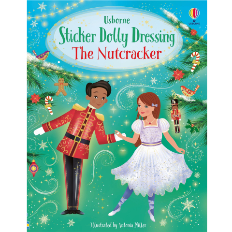 Cărți cu abțibilduri copii & Autocolante Distractive - Carte cu autocolante, Spargatorul de Nuci, Sticker Dolly Dressing The Nutcracker, 5 Ani+