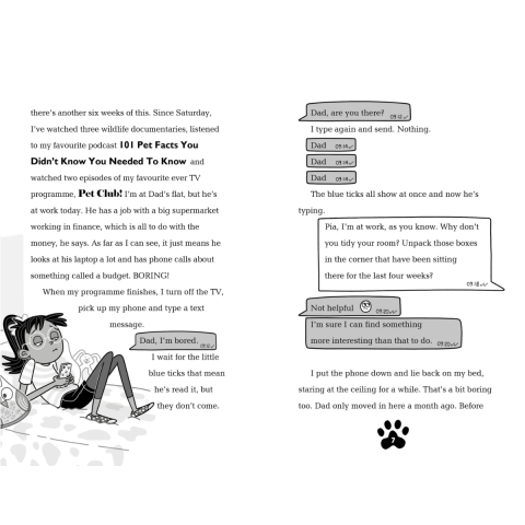 Carte cu ilustratii, Pia si Clubul Animalelor, Pia's Pet Club: Puppy Problem, Varsta 7 ani+ [2]