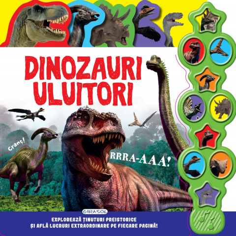 Cărți Educative, Activități - Carte cu sunete - Dinozauri uluitori