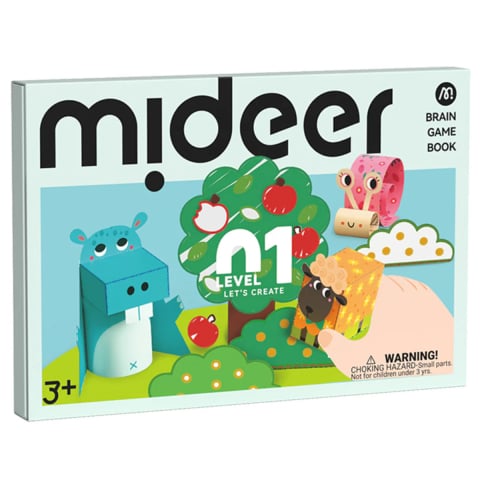 Jucării și Jocuri pentru copii - Carte de Activitati Creative Mideer Let’s Create (Nivel 1) – Set de Start pentru Micii Artisti