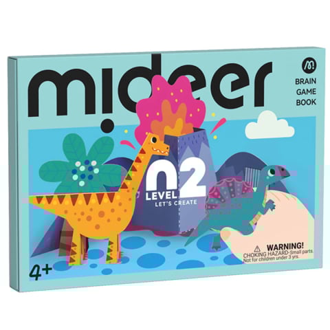 Jucării și Jocuri pentru copii - Carte de Activitati Creative Mideer Let’s Create Nivel 2 - Evolutie si Creativitate