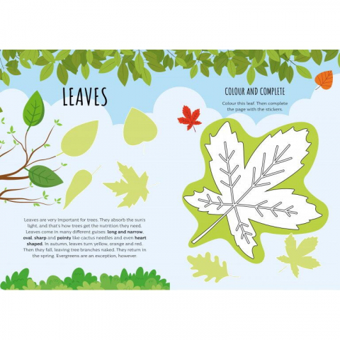 Carte de activitati cu abtibilduri - In natura [3]