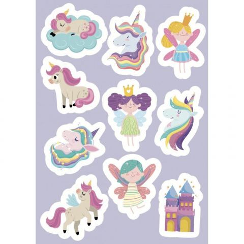 Carte de activitati cu abtibilduri - Unicorni magici [4]
