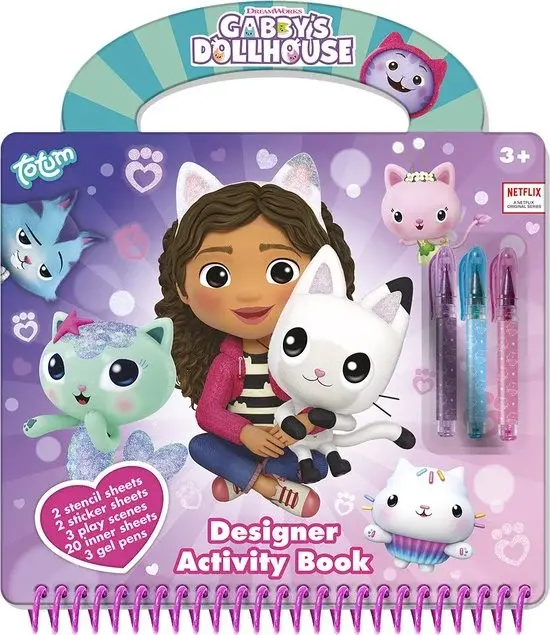 Cărți Educative, Activități - Carte de activitati & pixuri - Gabby's Dolhouse