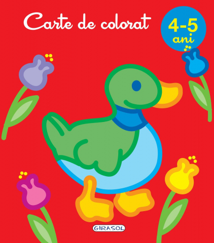 Cărți Educative, Activități - Carte de colorat 4-5 ani