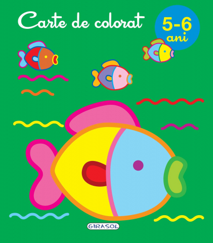 Cărți Educative, Activități - Carte de colorat 5-6 ani